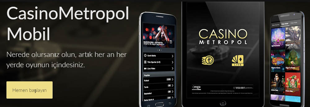 Casino Metropol Mobil Uygulama